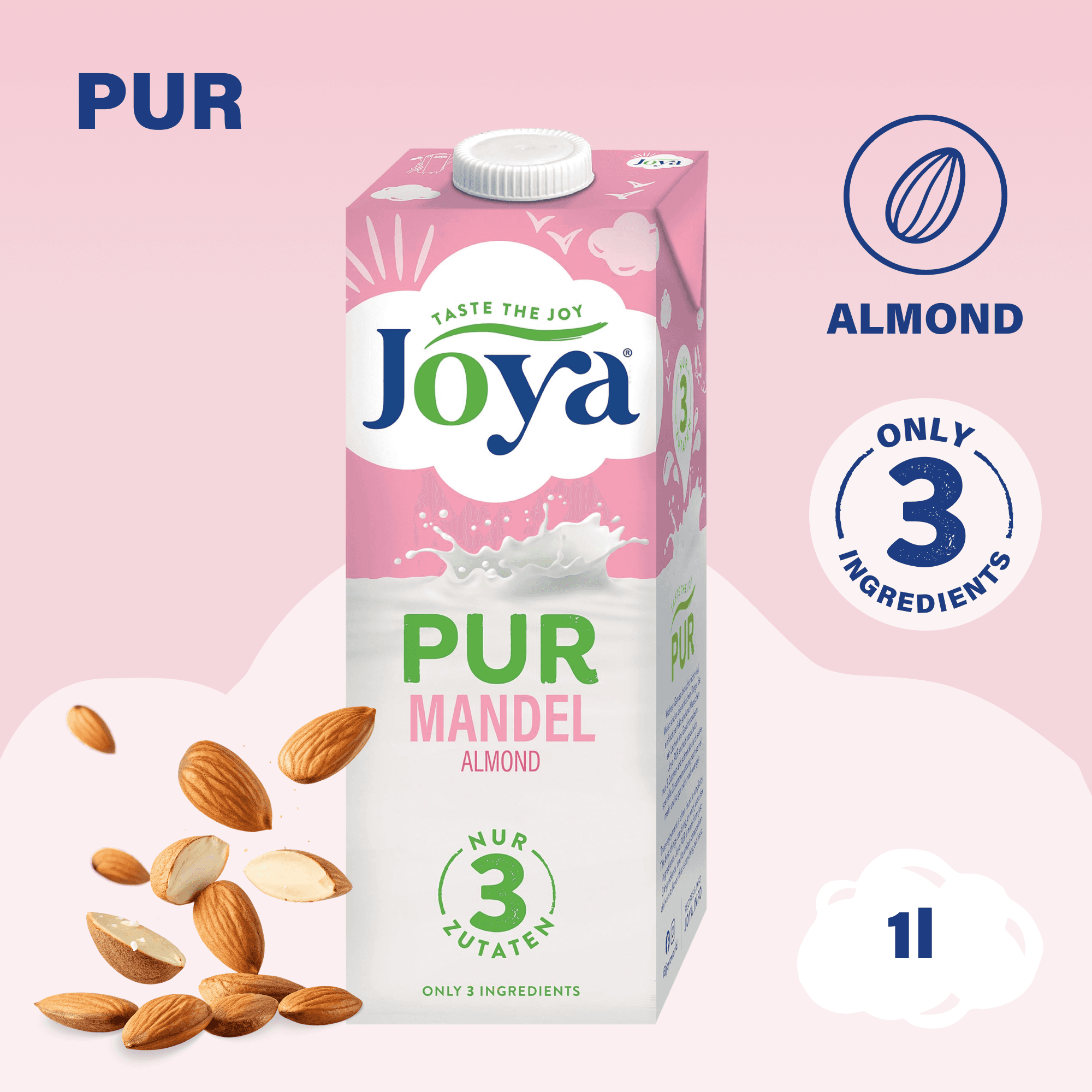 JOYA PUR Mandľový nápoj bez cukru (1 l)