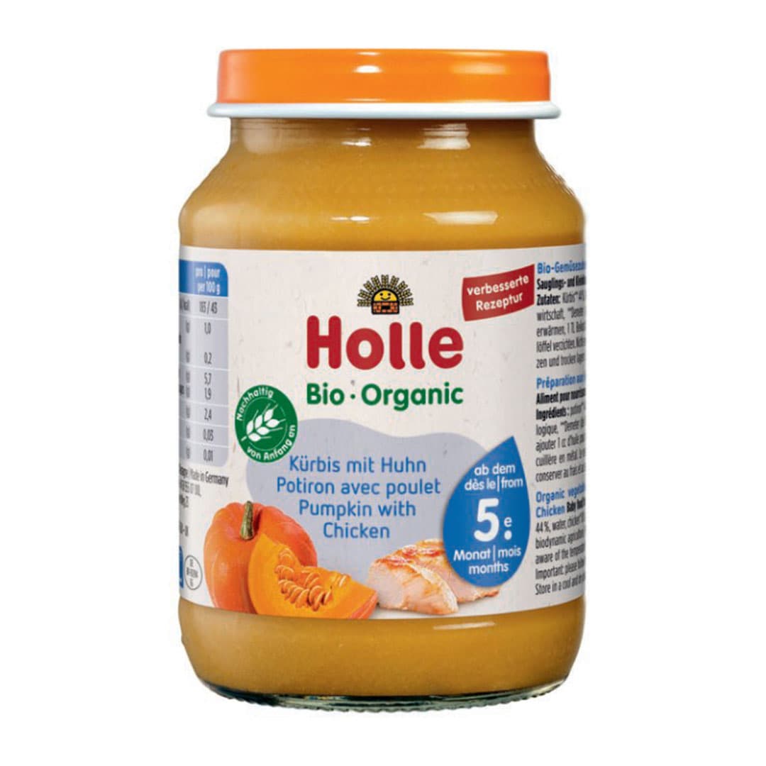 Holle BIO Tekvica s kuracím mäsom (190 g)