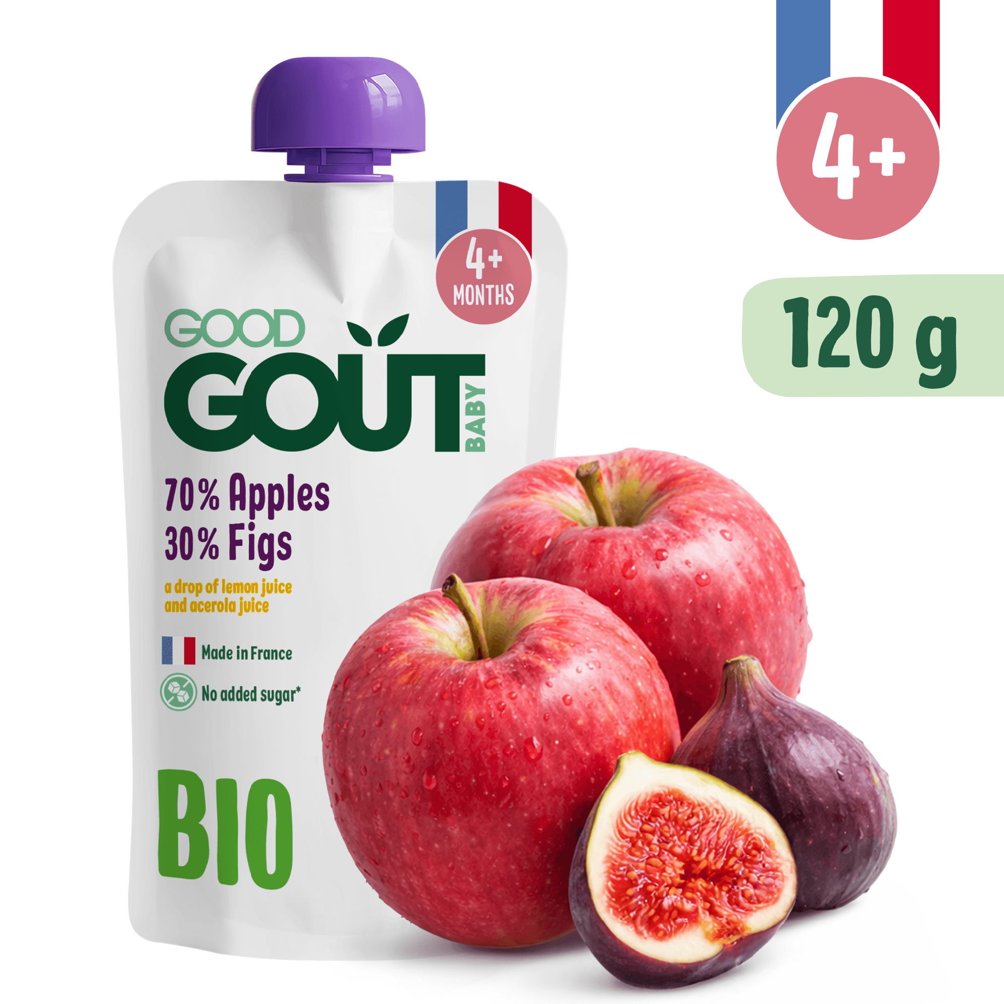 Good Gout BIO Jablko a figy (120 g)