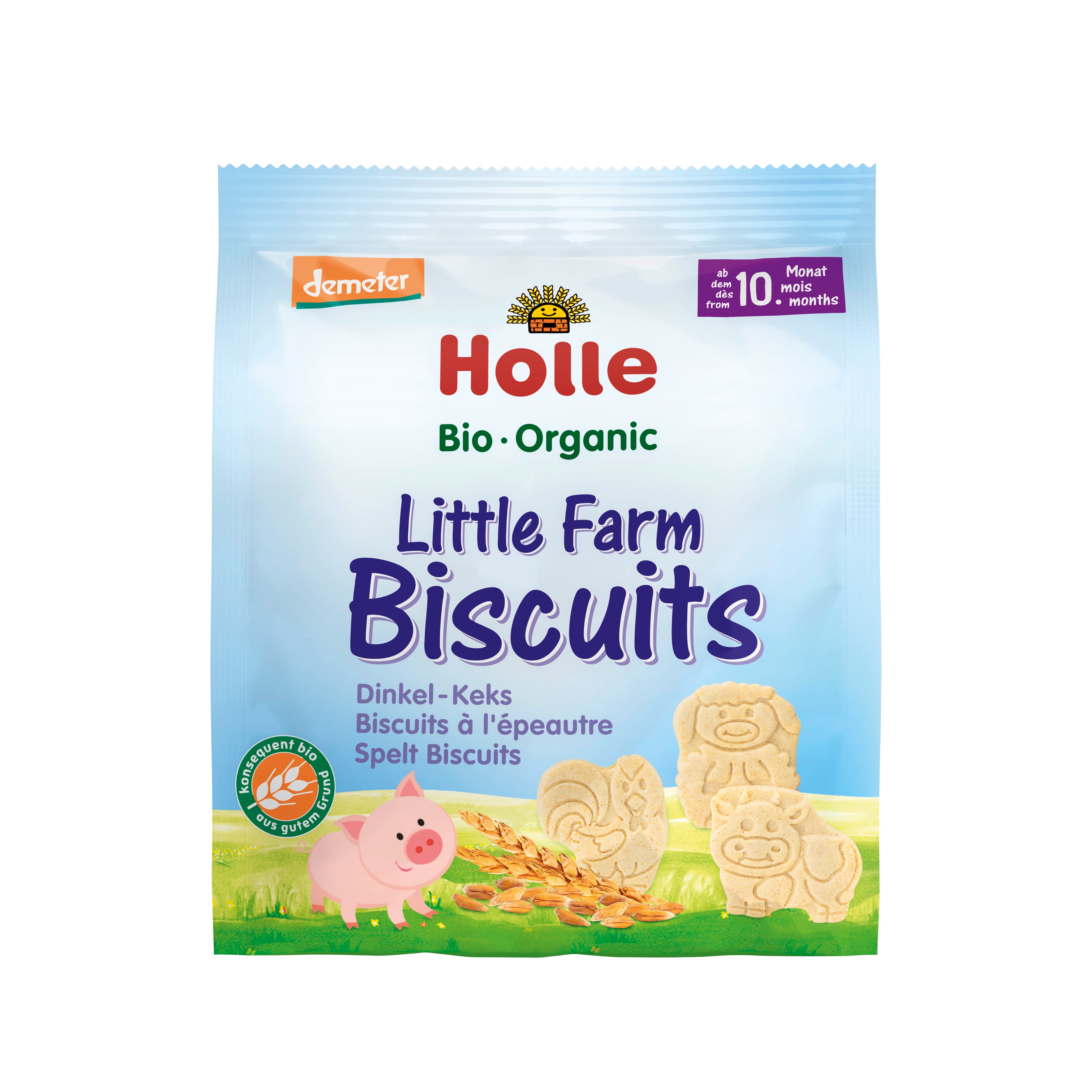 Holle BIO Little Farm špaldové sušienky (100 g)