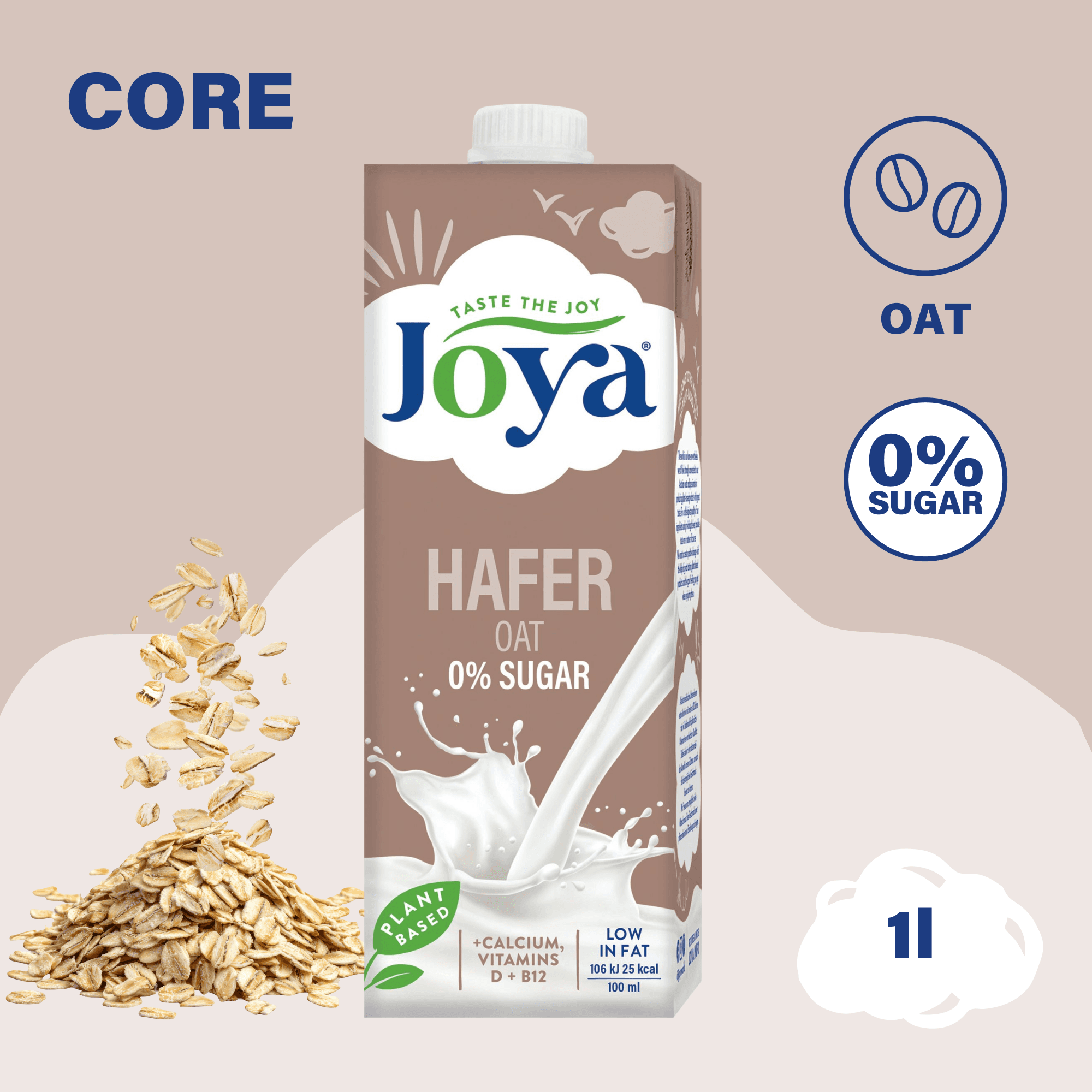 JOYA Ovsený nápoj bez cukru (1 l)