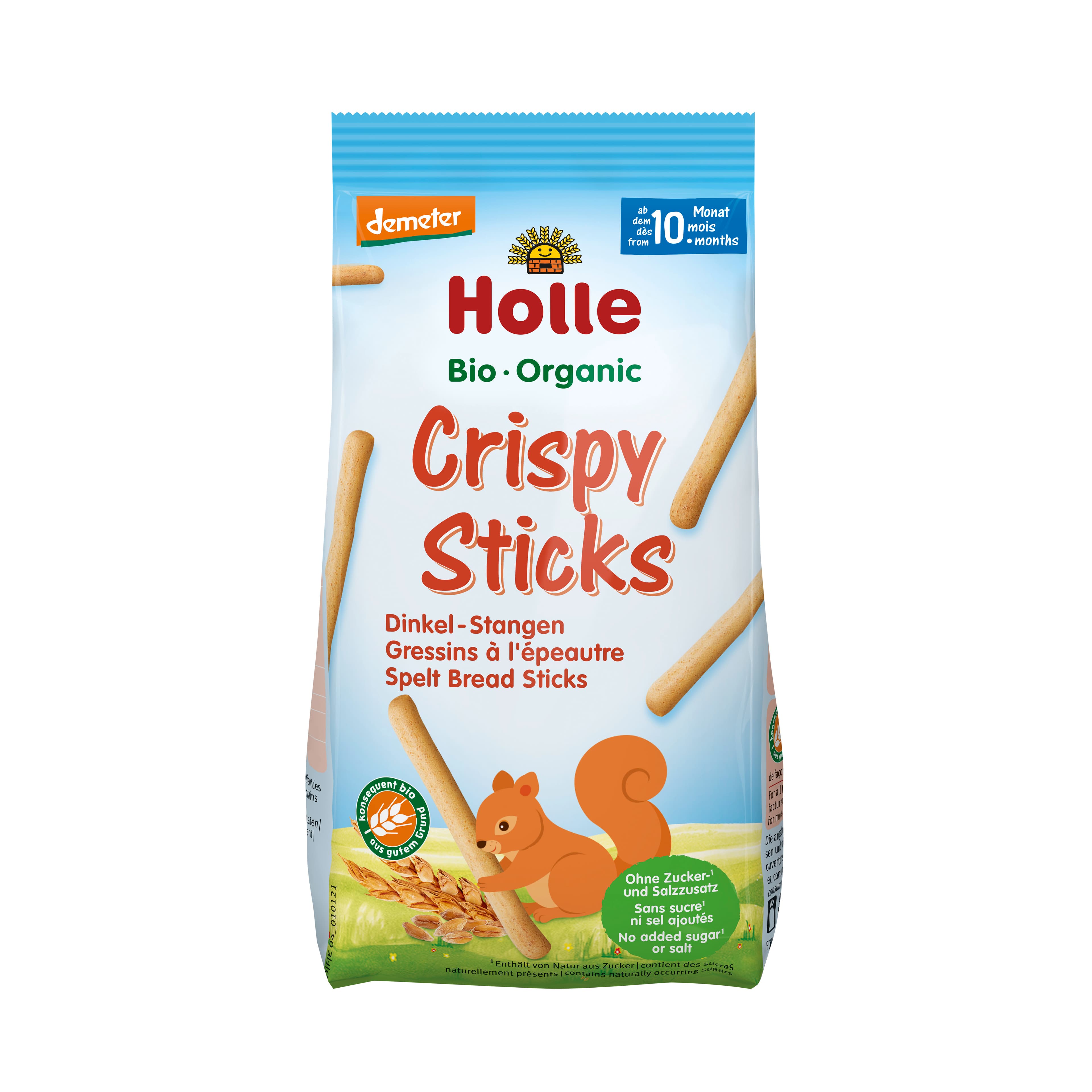 Holle BIO Chrumkavé špaldové tyčinky (80 g)