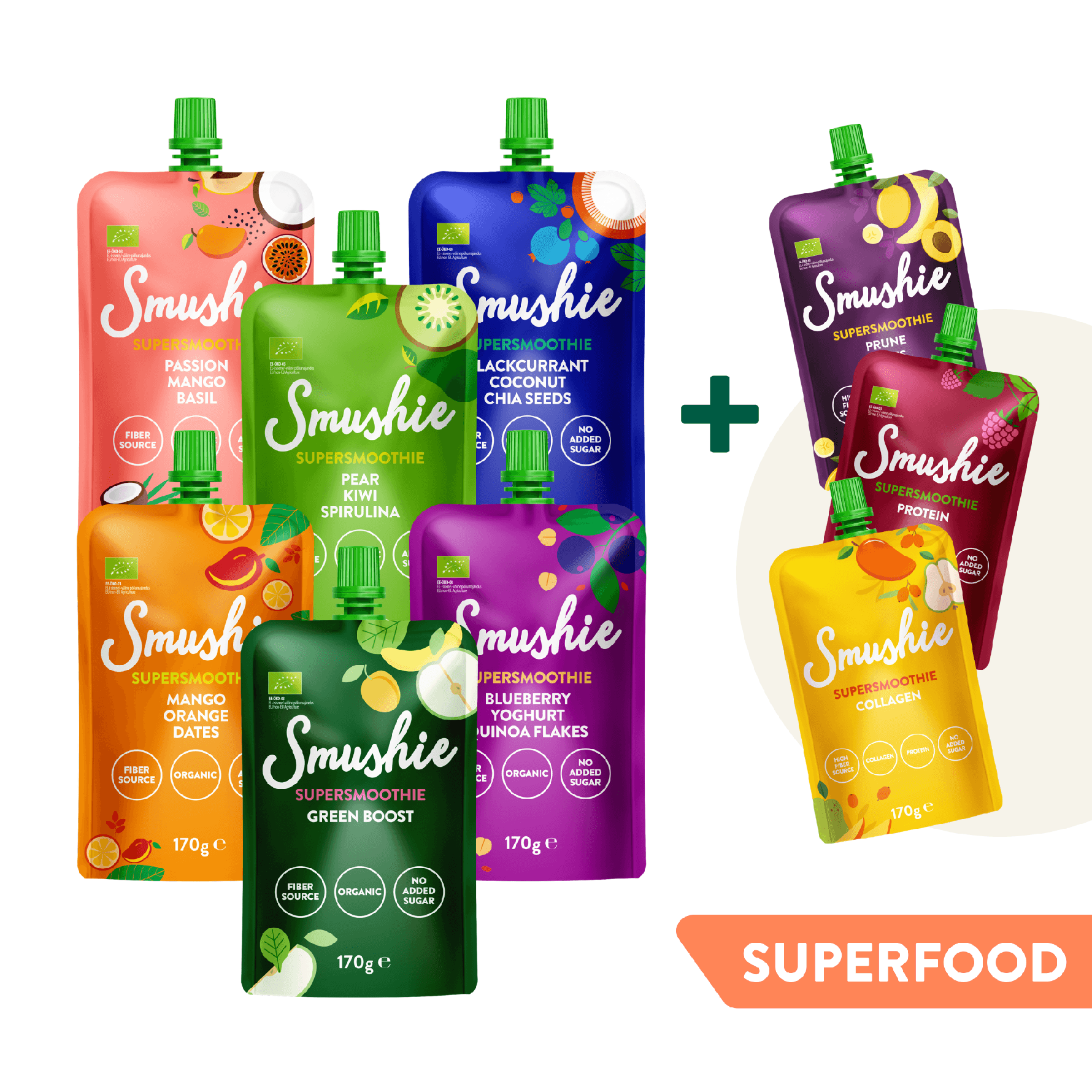 6+3 ZADARMO: SALVEST Smushie BIO Boost Pack (9 x 170 g)