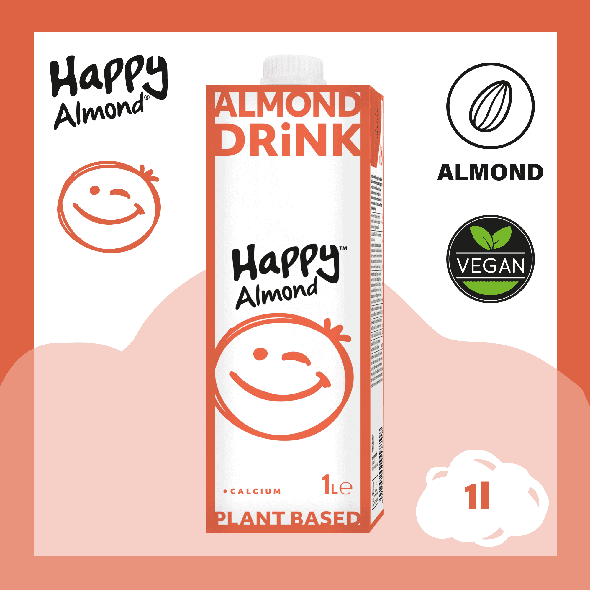 HAPPY Mandľový nápoj (1 l)