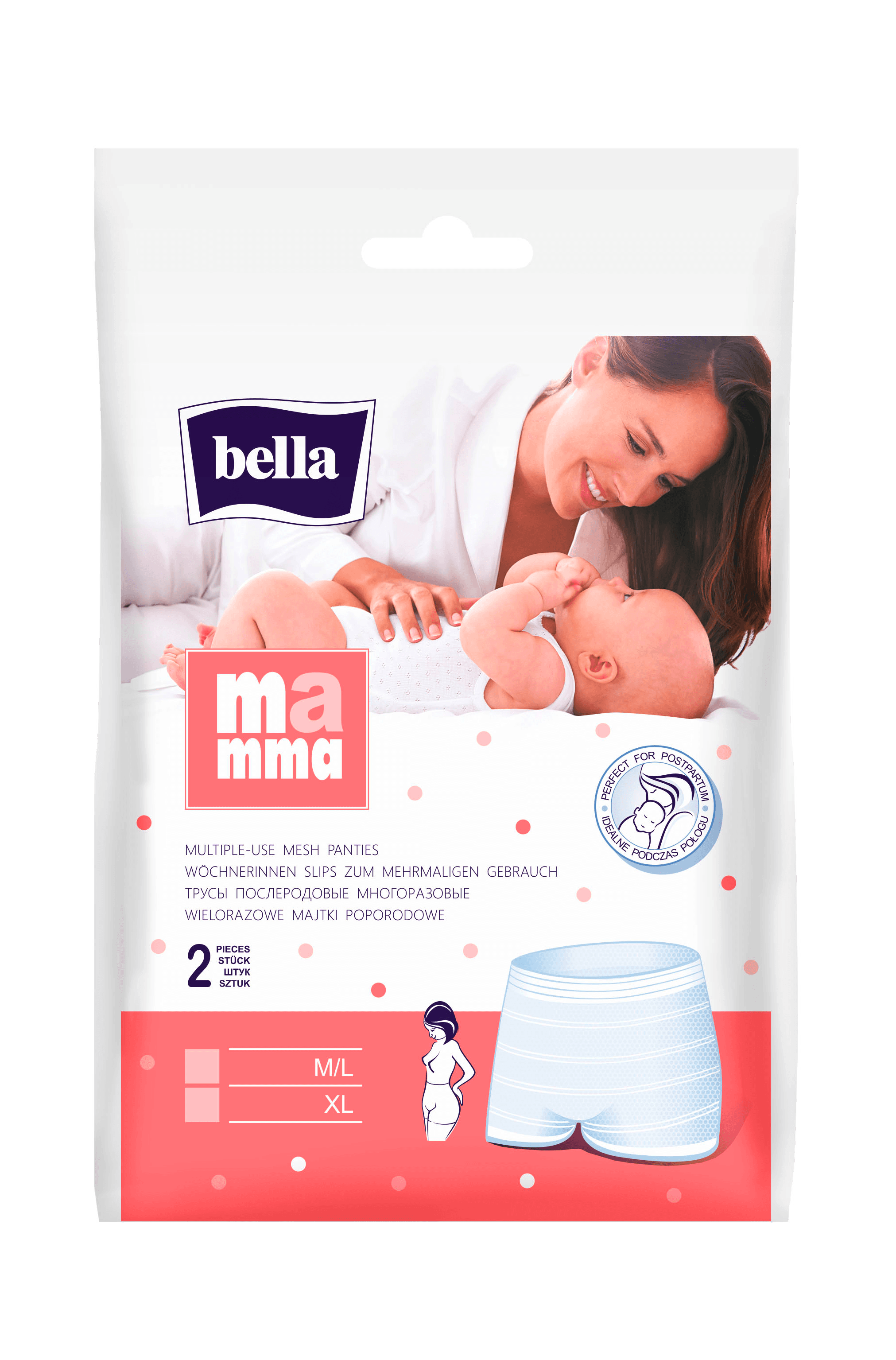 Bella Mamma Sieťované nohavičky M/L (2 ks)