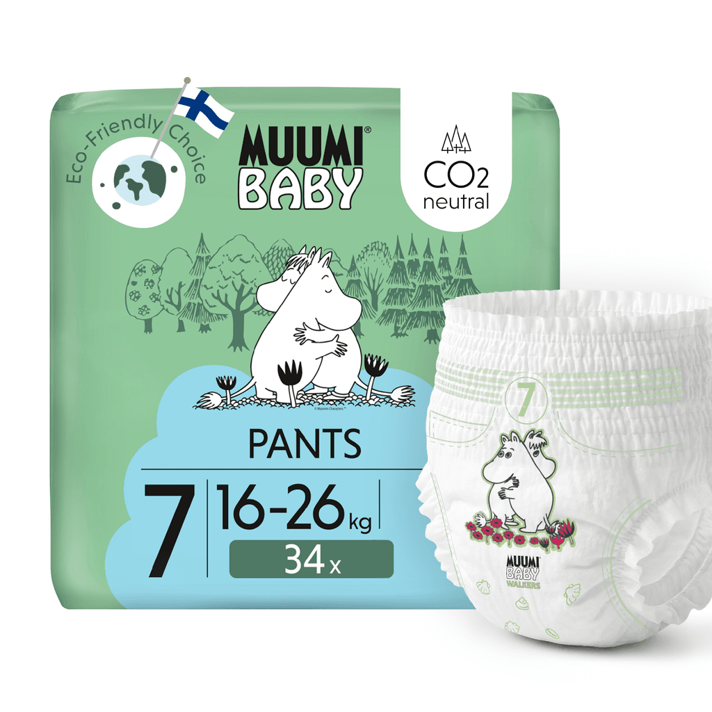 Moomin Baby Muumi Baby Pants 7 XL 16-26 kg (34 ks), nohavičkové plienky