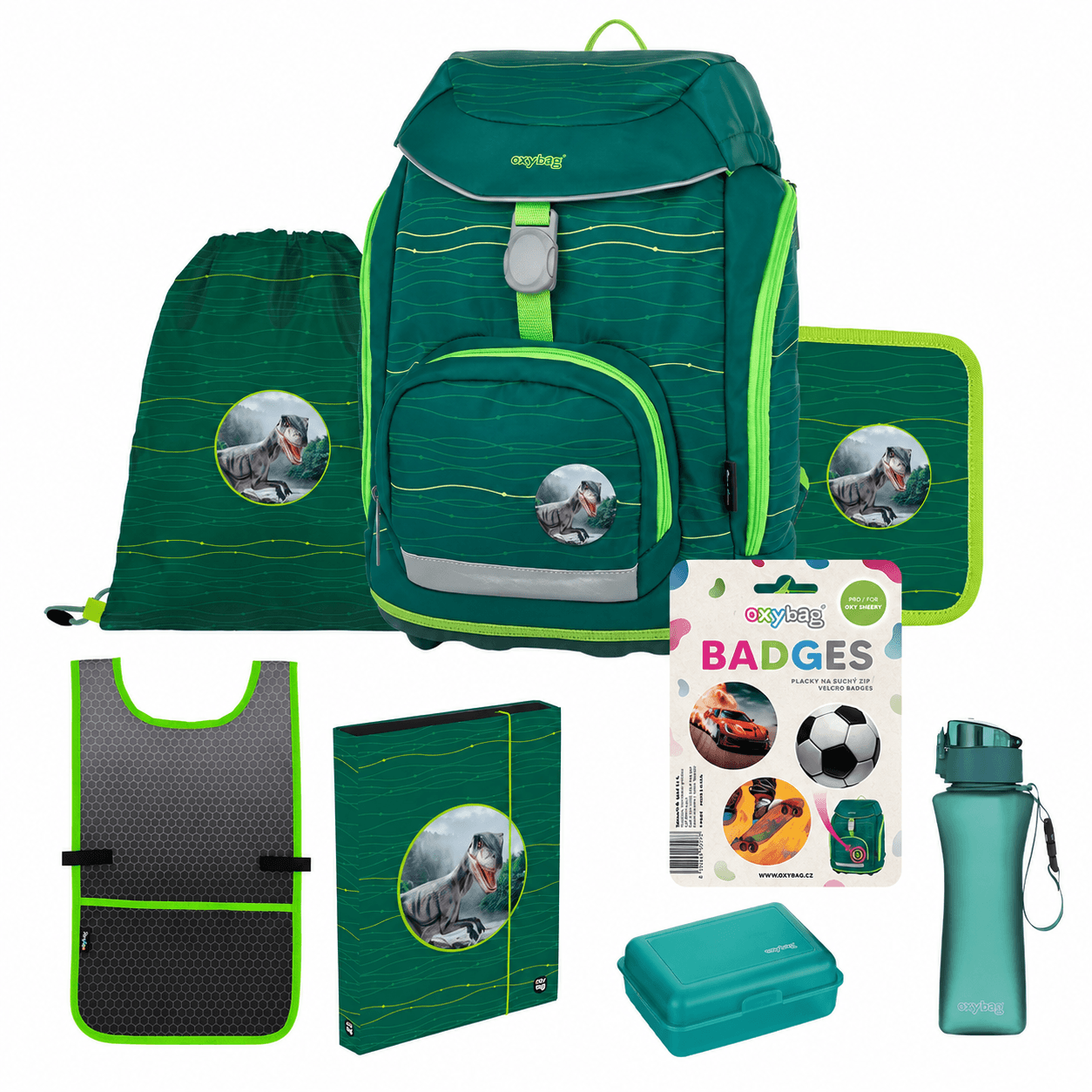 Oxybag Školský set 8-dielny OXY Sherpy Green