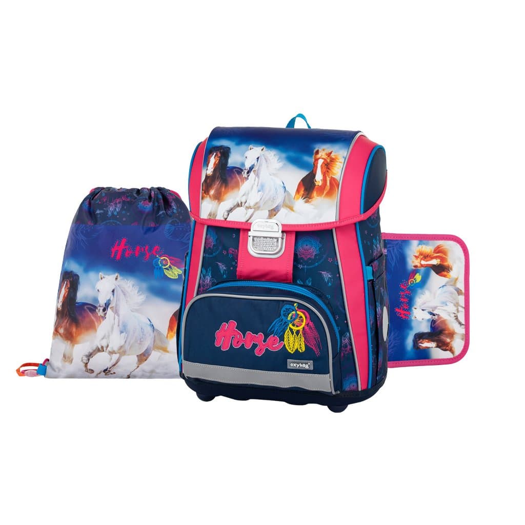 Oxybag Školský set 3-dielny PREMIUM kôň