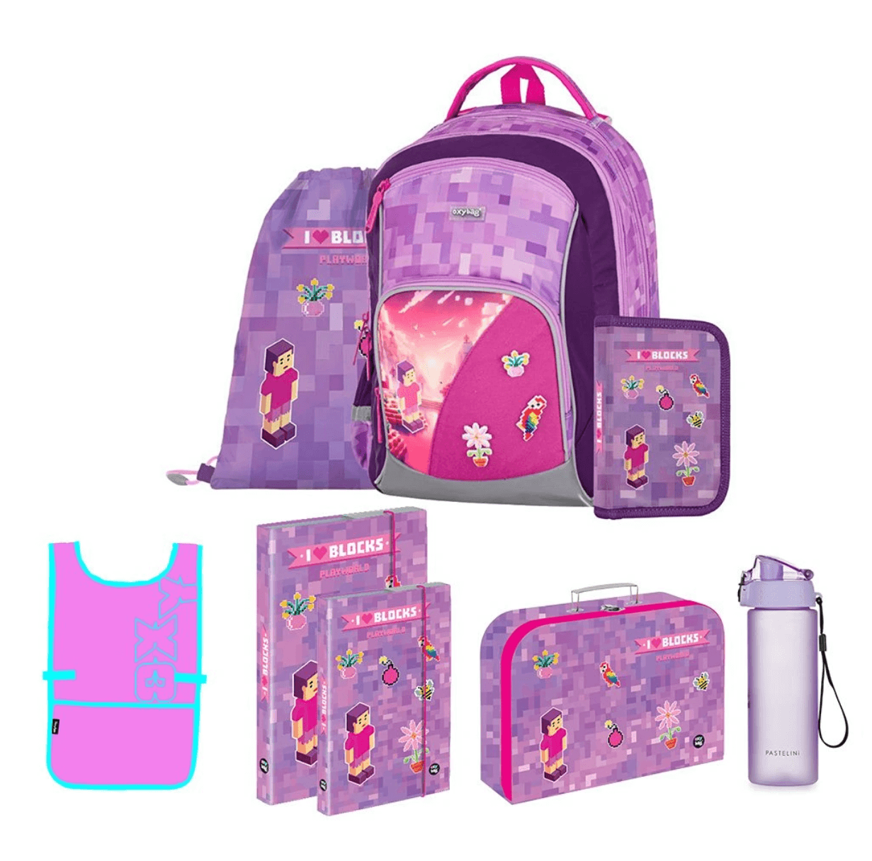 Oxybag Školský set 8-dielny OXY GO Playworld Girl