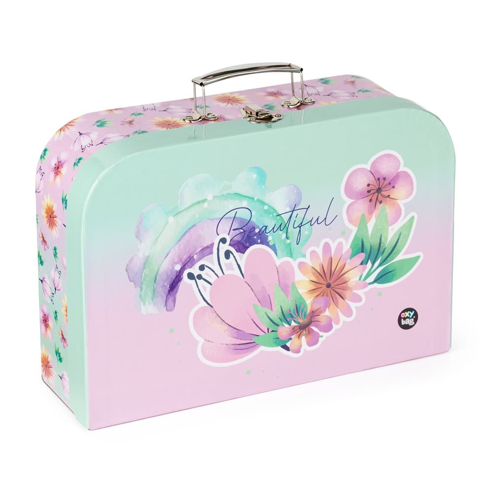 Oxybag Kufrík lamino 34 cm Flowers