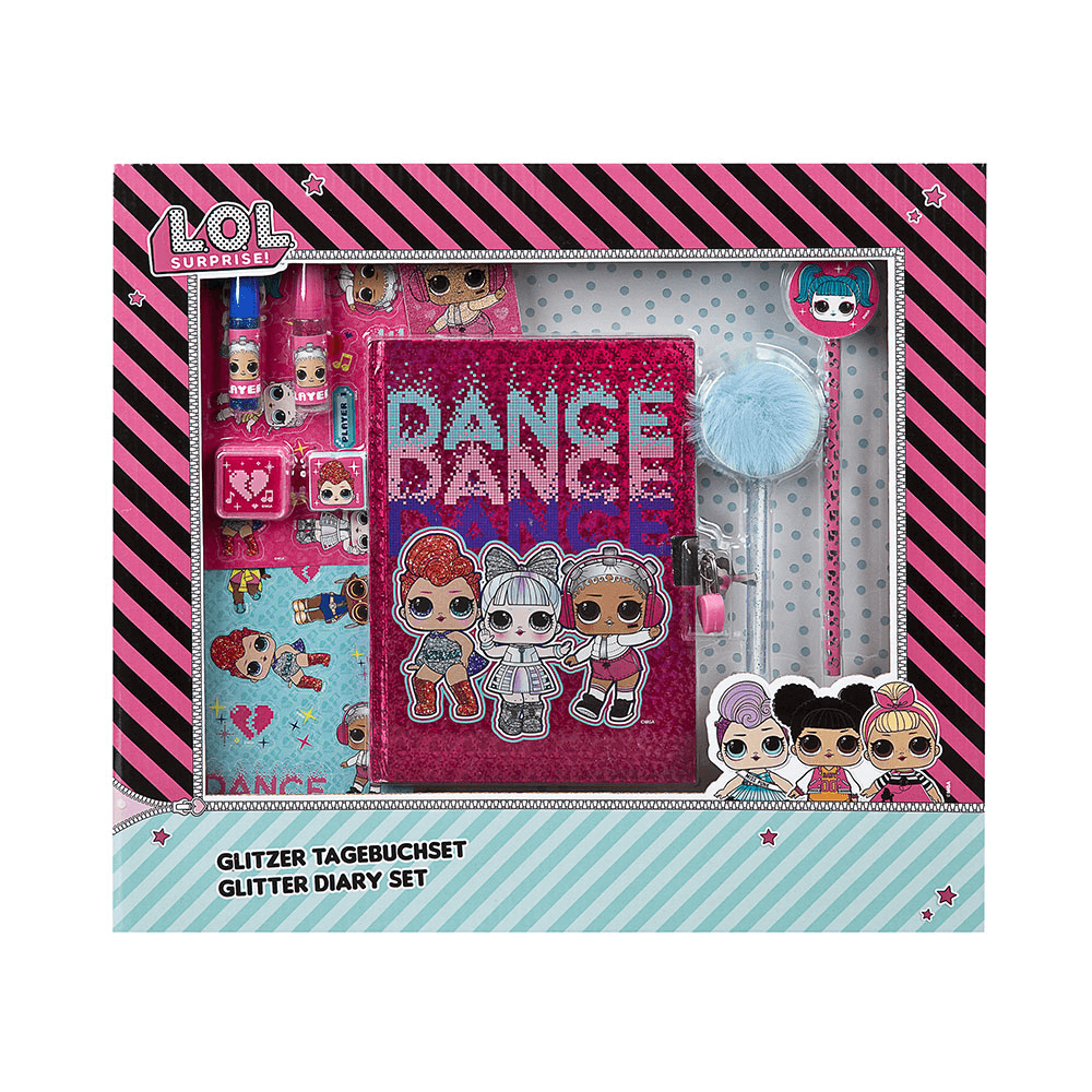 Oxybag Set diářů s glitry LOL Surprise
