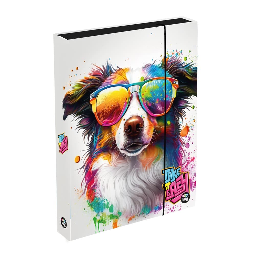 Oxybag Box na zošity A4 Jumbo crazy animals pes
