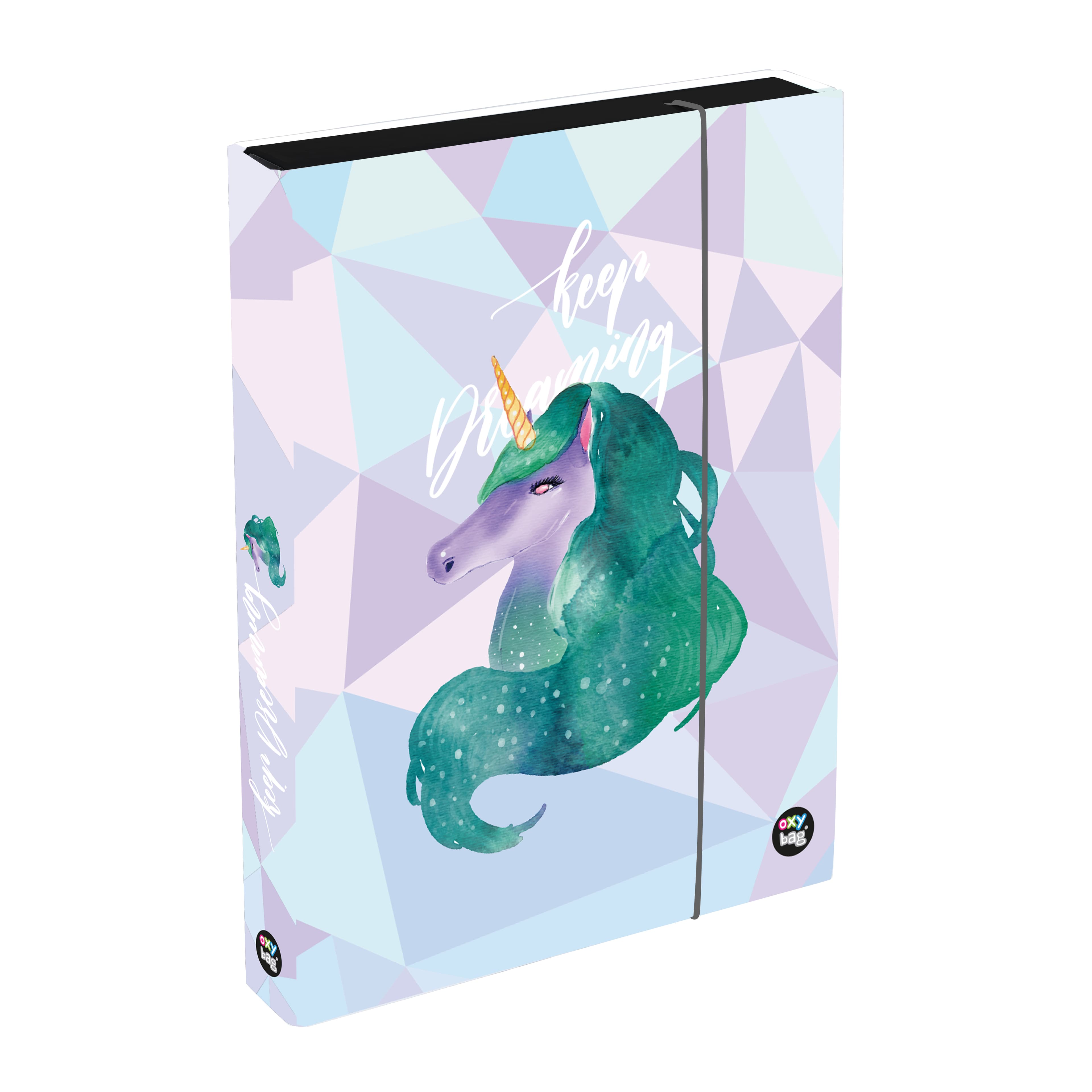 Oxybag Box na zošity A4 Jumbo OXY Sherpy Unicorn
